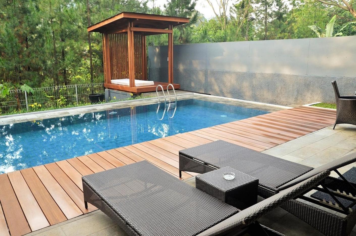 Hikari Hill View Villa 7 Bedrooms With A Private Swimming Pool And Billiard باندونج المظهر الخارجي الصورة